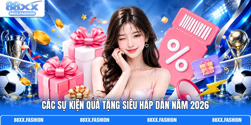 Các sự kiện quà tặng siêu hấp dẫn năm 2026